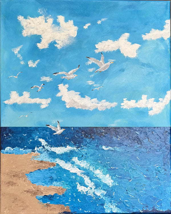 Mediterranean Seagulls I