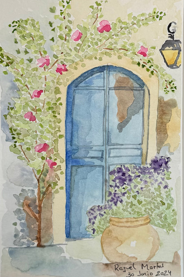Mediterranean Blue Door